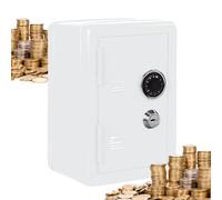 Metal Money Safe pour, boîte de Rangement d'argent avec Conception de Roue de Mot de Passe, Coffre-Fort d'argent et Coffre-Fort pour l'argent | Cadeaux d'anniversaire, Noël, Nouvel an, Mini