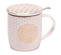 Métal Mug infuseur à thé Fleur de Vie 400ml