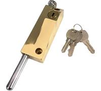 Metal Revolving Door Latch Lock | Multicolor 2 pcs for Wood Iron Framed Sliding Patio Glass Closet Doors: Replacement(Silver)
