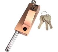 Metal Revolving Door Latch Lock | Multicolor 2 pcs for Wood Iron Framed Sliding Patio Glass Closet Doors: Replacement(Red)