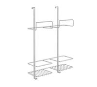 Metalex 350902039 Broomy Crochet de Port Acier Inoxydable Argent 30 x 12 x 42 cm