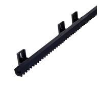 Metalideal | Crémaillère Portail Coulissant en Nylon avec Âme Acier 10x10 mm | Fixation Supérieure Haute Résistance | Longueur 1m (1000mm) 80 Dents Module 4 | Compatible Moteur Somfy Vevor - MIC824NY