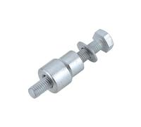 Metalideal | Entretoise à Visser Universelle pour Calage de Crémaillère Portail Coulissant - Lot de Fixation M8x60 avec Douille de Calage 25mm et Rondelle d'Appui (À l'Unité)