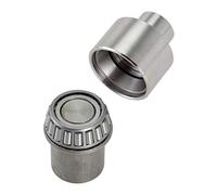 Metalideal - Pivot Portail Bas à Billes Grande Charge 250kg | Tube 60x60mm Gond Charnière