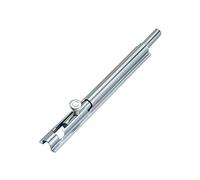 Metalideal Verrou Vertical Rond D12 mm L. 400 mm a Ressort a Souder | Verrou vertical a tige ronde D12 mm longueur 400 mm en acier zingue avec ressort integre a souder.