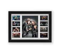 Metallica Poster dédicacé - Édition limitée - Cadeau pour les fans - Marchandises souvenirs de collection (sans cadre, A3 (30 x 40 cm)