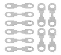 Métallique Fusible Plat en Alliage de zinc 30A 40A 50A 30 pièces | Remplacement Rapide, Circuit Véhicule et Porte-Fusibles Auto, Argenté, Atelier Garage pour Dépannage Électrique