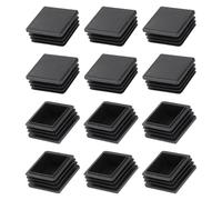METALLIXITY 12Pcs Bouchon d'extrémité Tube carré 40 x 40mm Noir | Bouchons plastique inserts, Bouchons d'extrémité, couvre Bouchon tube, Bouchon fileté protecteur d'extrémité, pour meubles