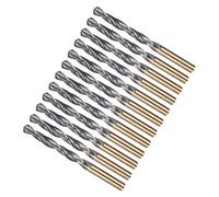 METALLIXITY 12PCS Foret Hélicoïdal, 8mm Mèche à Creuser Acier Rapide 4341, Tige Droite 118° Finition Noir et Or pour Cuivre Aluminium Bois Plastique Métal, Forets à Métaux de Dureté Moyenne