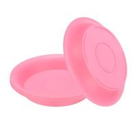 METALLIXITY 5 Pcs Soucoupe Ronde pour Pot de Fleurs 11,4cm PP Rouge | Soucoupe de Pot de Fleurs, Drainage d'Eau Intérieur ou Extérieur, pour Jardins, Cours, Balcons, Plantes de Table