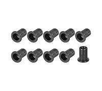 METALLIXITY Rivet Écrous (M6) 20pcs, Carbone Acier Filetés Inserts Écrous - pour Meuble Décoration Mécanique Fixations, Noir