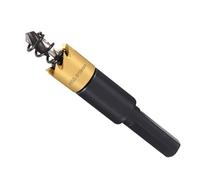METALLIXITY Trousse de Scie Cloche 19mm (3/4") pour Métaux Tendres Doré | Scie Cloche 4241 en Acier Rapide avec Foret Centre, Clé hexagonale et Ressort, Bois Plastique