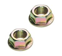 Metalsuberg Écrous de lame hexagonale à bride hexagonale, filetage 5/8"-18. Remplace 712-0417, 753-05549, 912-0417A pour tondeuse Cub Cadet, Zero Turn Tondeuse RZT50, MTD, White, Toro, Troy Bilt