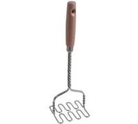 Metaltex – Presse-purée 195100010 – Manche en bois chromé