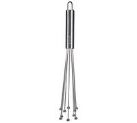 Metaltex Fouet Imperial Inox avec billes Argent 30 x 2 x 2 cm