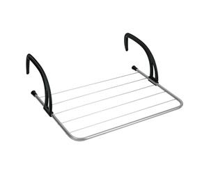 Metaltex 406003031 heizkörper-/sèche-Linge pour Balcon, Camping, Argent/Noir