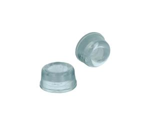 Metaltex Butées adhésives murs et portes - Transparent