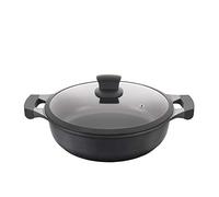 METALTEX Cacerola Baja Aluminio Fundido 34 cm, Negro