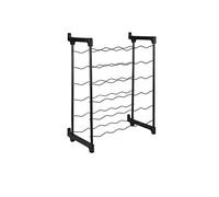 METALTEX - Casier 50 Bouteilles - Range-Bouteilles - BARBERA - Noir - Fixation Murale