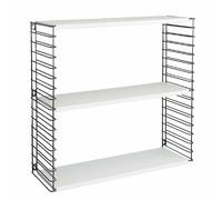 Metaltex Colonne murale 3 étagères - Blanc