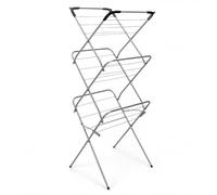 Metaltex Concerto Slim - Étendoir à Linge Vertical Pliable - 9,5 m d’Étendage - Séchoir Gain de Place 3 Niveaux - Concerto Slim