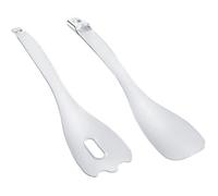 Couvert à salade 2 en 1 plastique transparent 28cm TWEENGS