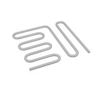 Metaltex Dessous de Plat en métal avec revêtement résistant à la Chaleur, 16 x 16 cm, Blanc