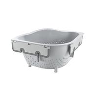 Metaltex Drain On 185023000 Passoire d'angle en plastique Gris