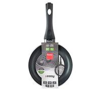 METALTEX Easy Pressed Aluminium Frying Pan 18 cm 2 Layers Non-Stick Dot Induction Suitable for All Hobs Black
