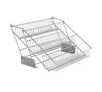 METALTEX - Étagère à Épices Rabattable 3 Niveaux - Organiseur Placard Cuisine avec Système Pull Down - Gain de Place - Revêtement Polytherm - Fixation Incluse - UP & DOWN