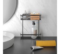 Metaltex Étagère douche 2 niveaux noir