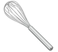 Fouet en inox - manche plein - 30 cm