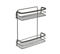 METALTEX Italia S.P.A. Rectangular Shelf, Black, 26x10x30