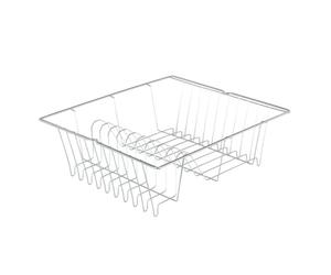 Metaltex Lipsia Luxy Panier à Vaisselle Compact Effet chromé Argenté