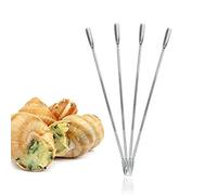 Metaltex Fourchettes à homard – Lot de 4, acier inoxydable argenté 18 cm
