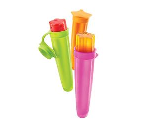 Metaltex - Moules pour palettes de Glace de Glace de Silicone, Lot de 3 Couleurs Assorties,