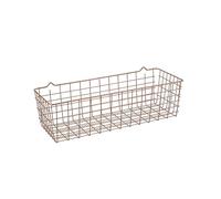 METALTEX - Panier de Rangement Mural - Multi-Usages - Metal - Cuivré - KOALA