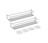 Metaltex Paprika-1 Lot de 2 étagères à épices avec U-Fix 32 x 8 x 5 cm