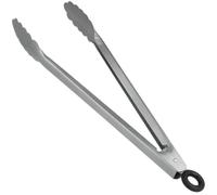 Metaltex Pince de Barbecue en Acier Inoxydable avec mécanisme de Verrouillage Argenté 30 cm
