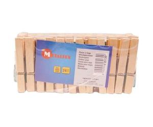 METALTEX - Pince linge bois sachet 24 405130
