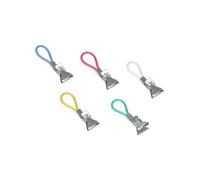 Metaltex Pinces-serviettes crocodile - Lot de 5