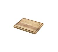 Metaltex Planche à découper en bois d'acacia avec rainure de jus Marron 24 x 20 x 1,5 cm