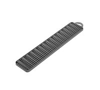 Metaltex Plastique - Égouttoir 2 en 1 Gravity Slim, Gris, 40 x 8 cm