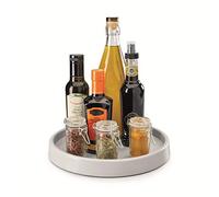 METALTEX Rotating Shelf/Kitchen Round, Grey, Ø 28 x 4