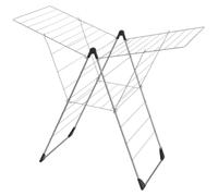 Metaltex Séchoir à linge - Vento 25m argent - Séchoir à linge stable et pliable