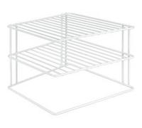 Metaltex silos 364202 tagre d'angle porte-assiettes blanc 25 x 25 x 19 cm Blanc G