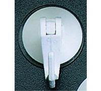 Metaltex - sorepro crochet ventouse(2)a levier sor*295001 Blanc G