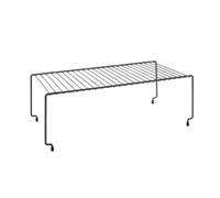 METALTEX Stackable Shelf, Black, 47x23x15 cm