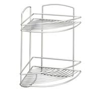 Metaltex Support de douche d'angle à 2 niveaux Onda Argenté