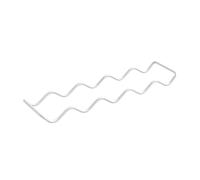 Metaltex Tin Holder 15pcs, White, 8x33x2 cm